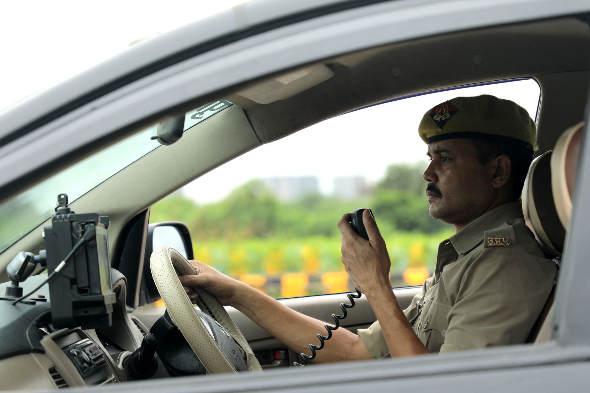 मामले की जांच से जुड़ा पुलिस स्टेशन का प्रतिनिधि दृश्यमथुरा