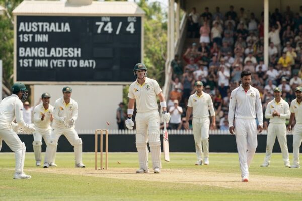 AUS vs BAN Test Day 1 : ऑस्ट्रेलिया के 4 विकेट गिरे, Bangladesh का दबदबा