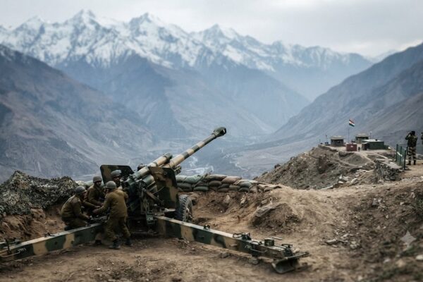 भारतीय सीमा पर पाकिस्तान द्वारा तैनात चीनी हॉवित्जर तोपें।