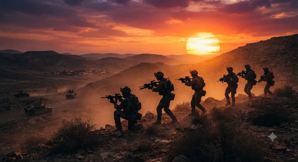 Middle East tension and military alert over potential Iran-Israel conflict.इजरायल